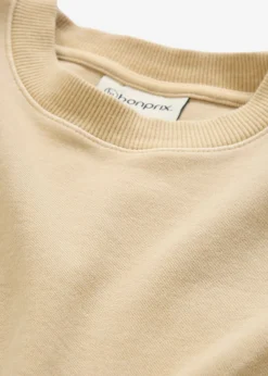 bonprix bonprix Camiseta de algodón orgánico puro Beige nuevo Sale