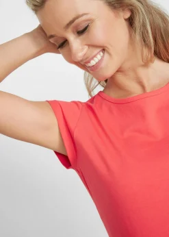 bonprix bonprix Camiseta de algodón puro salmón