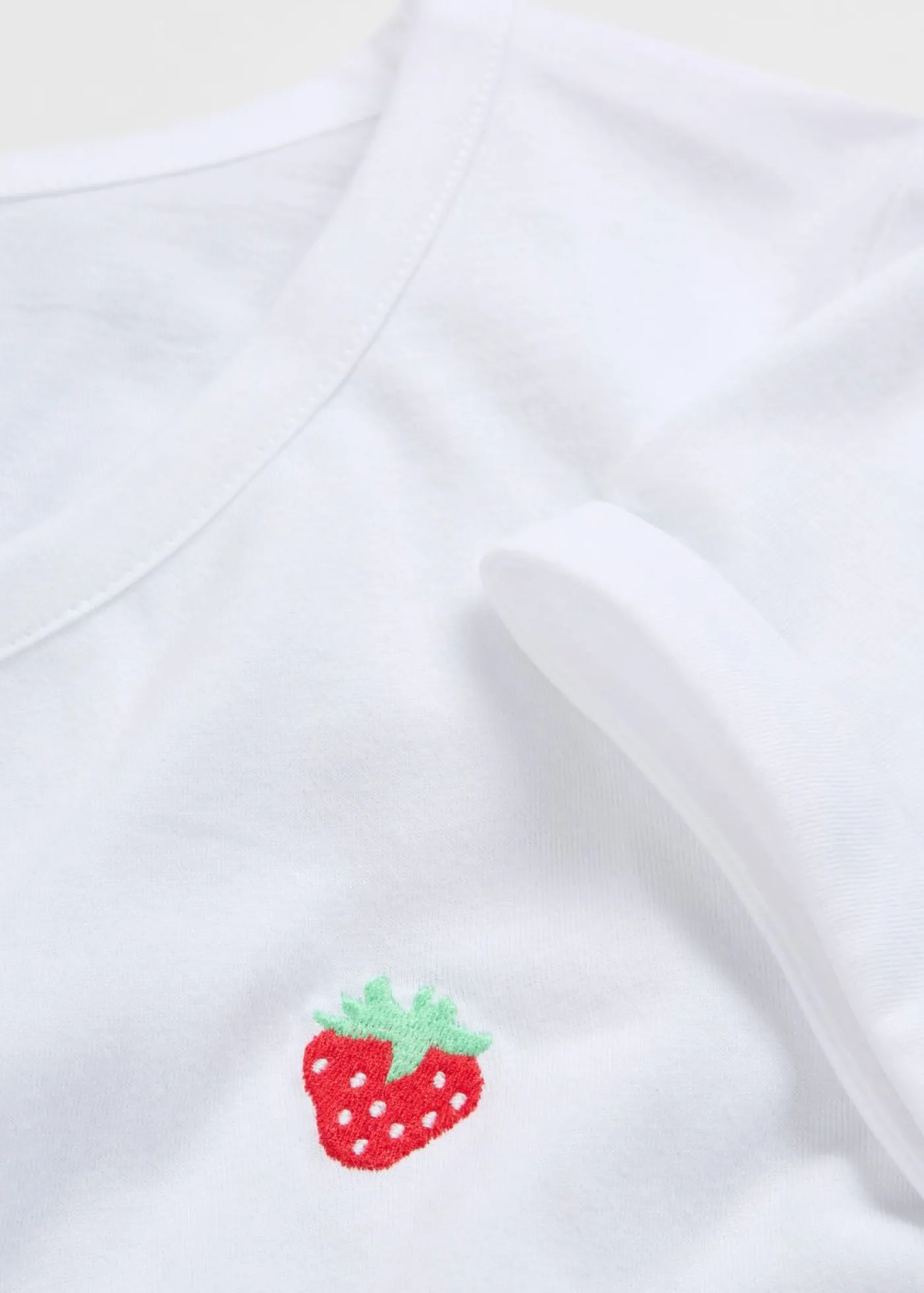 bonprix bonprix Camiseta de algodón puro Blanco Discount