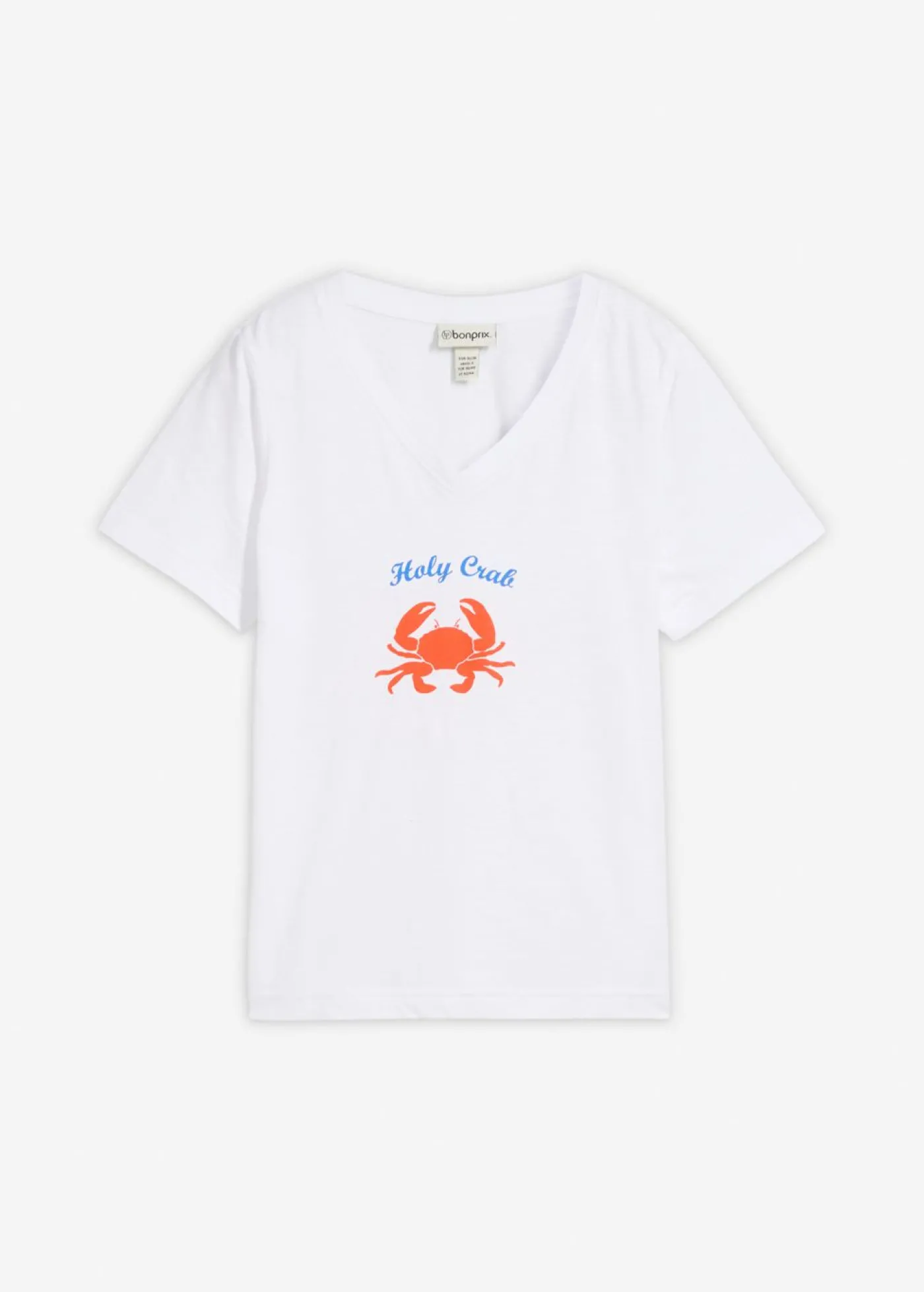 bonprix bonprix Camiseta de algodón puro Blanco New