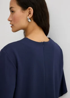 bonprix bonprix Camiseta de cómodo Punto di Roma Azul marino Discount