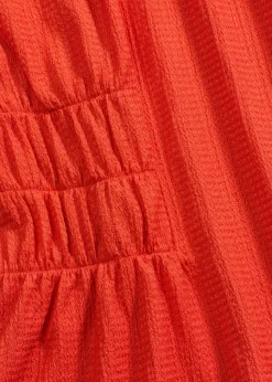 bonprix bonprix Camiseta de crepé de punto con nido de abeja fresa Clearance