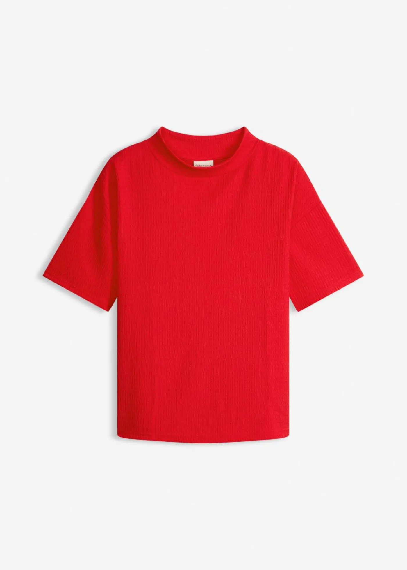 bonprix bonprix Camiseta de crepé estructurado fresa Discount