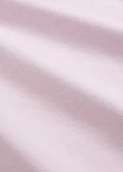 bonprix bonprix Camiseta de cuello redondo y manga corta (5 unidades) Rosa claro/menta pastel/agua mate/morado/blanco New