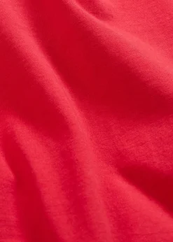 bonprix bonprix Camiseta de cuello redondo y manga corta (5 unidades) Rosa fresa/negro/blanco/gris claro jaspeado/azul oscuro Best