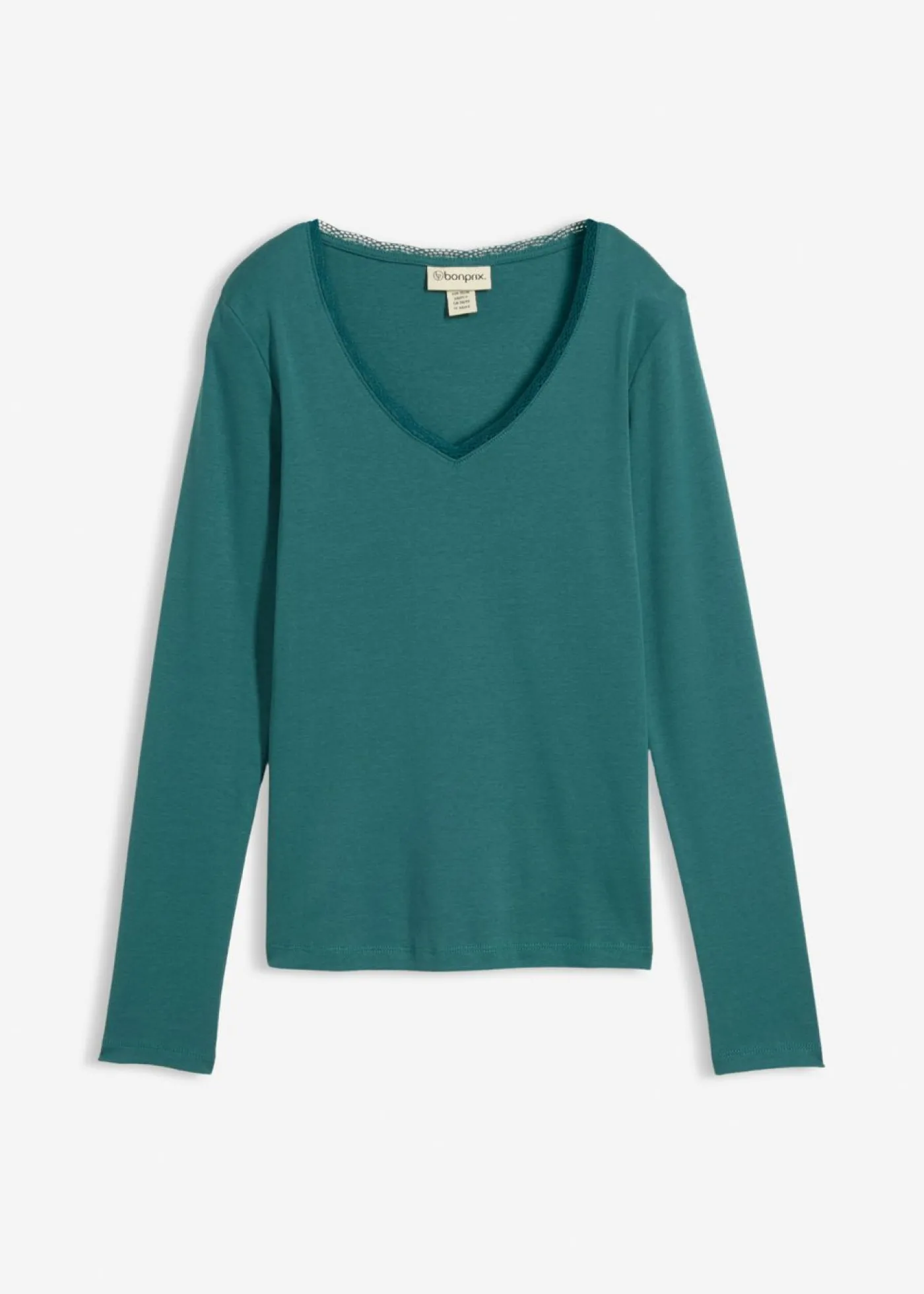 bonprix bonprix Camiseta de manga larga verde pimiento Clearance