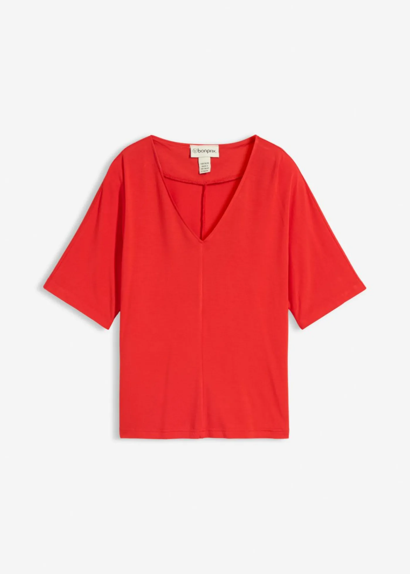 bonprix bonprix Camiseta de mezcla de viscosa fresa Clearance