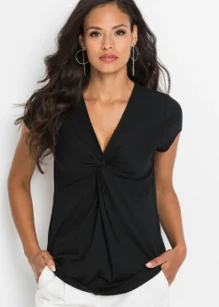 bonprix bonprix Camiseta de mezcla de viscosa orquídea ahumado Online