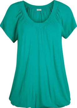 bonprix bonprix Camiseta de mezcla de viscosa Esmeralda Discount