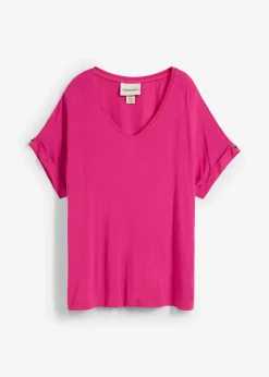 bonprix bonprix Camiseta de mezcla de viscosa fluida Magnolia Discount