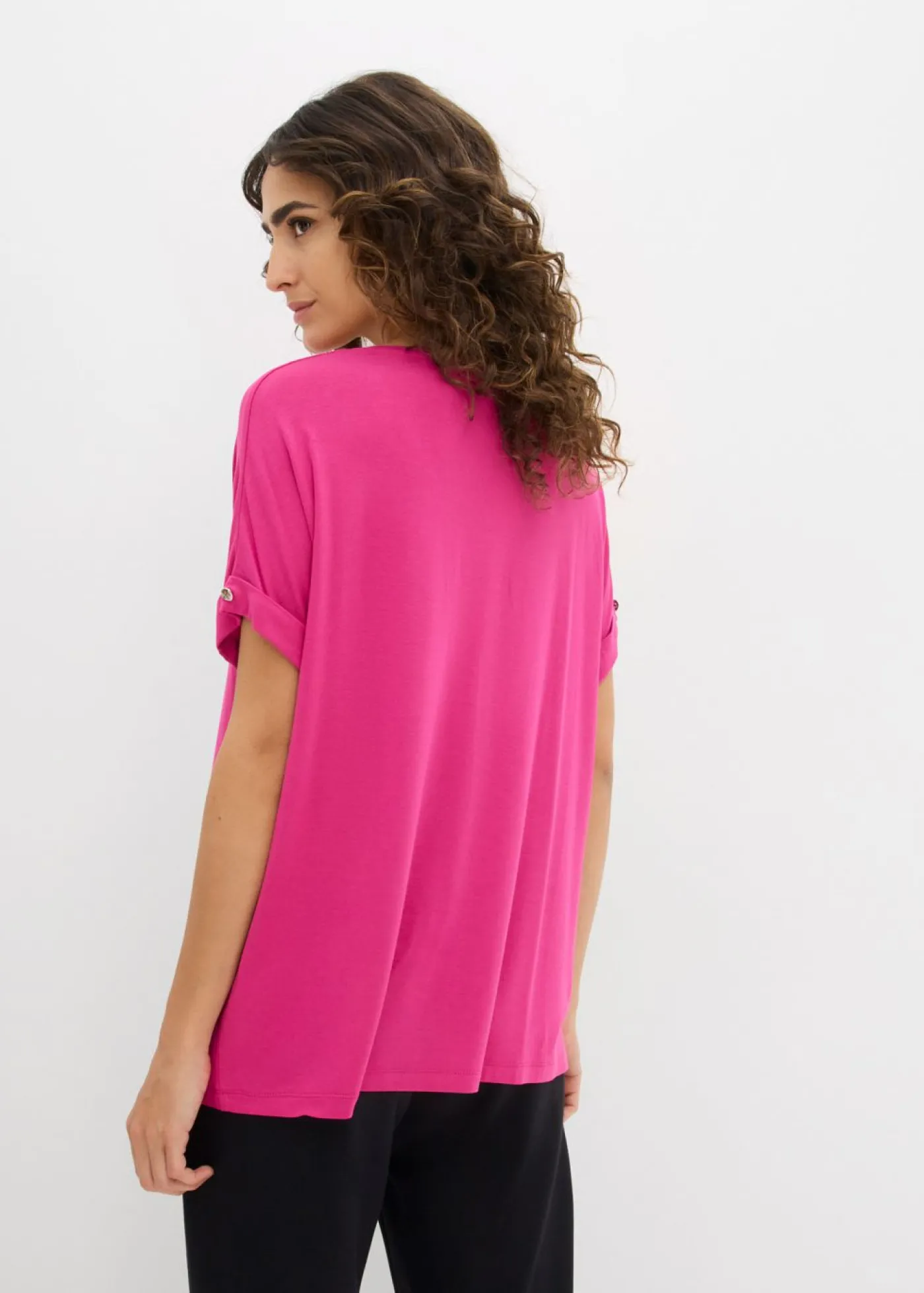bonprix bonprix Camiseta de mezcla de viscosa fluida Magnolia Discount