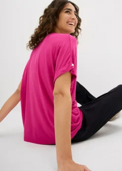 bonprix bonprix Camiseta de mezcla de viscosa fluida Magnolia Discount