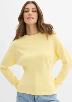 bonprix bonprix Camiseta de neopreno entallada Amarillo claro Hot
