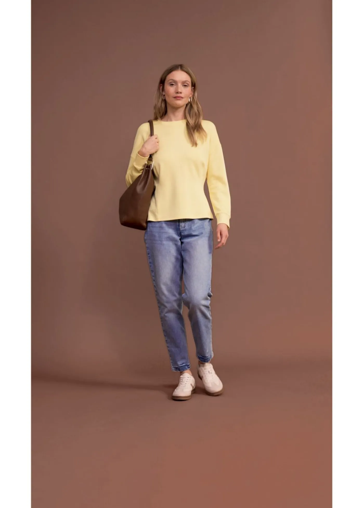 bonprix bonprix Camiseta de neopreno entallada Amarillo claro Hot