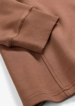 bonprix bonprix Camiseta de neopreno entallada Marrón castaño Clearance