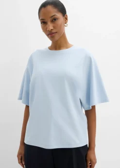 bonprix bonprix Camiseta de punto grueso azul pálido Hot