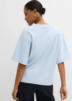 bonprix bonprix Camiseta de punto grueso azul pálido Hot