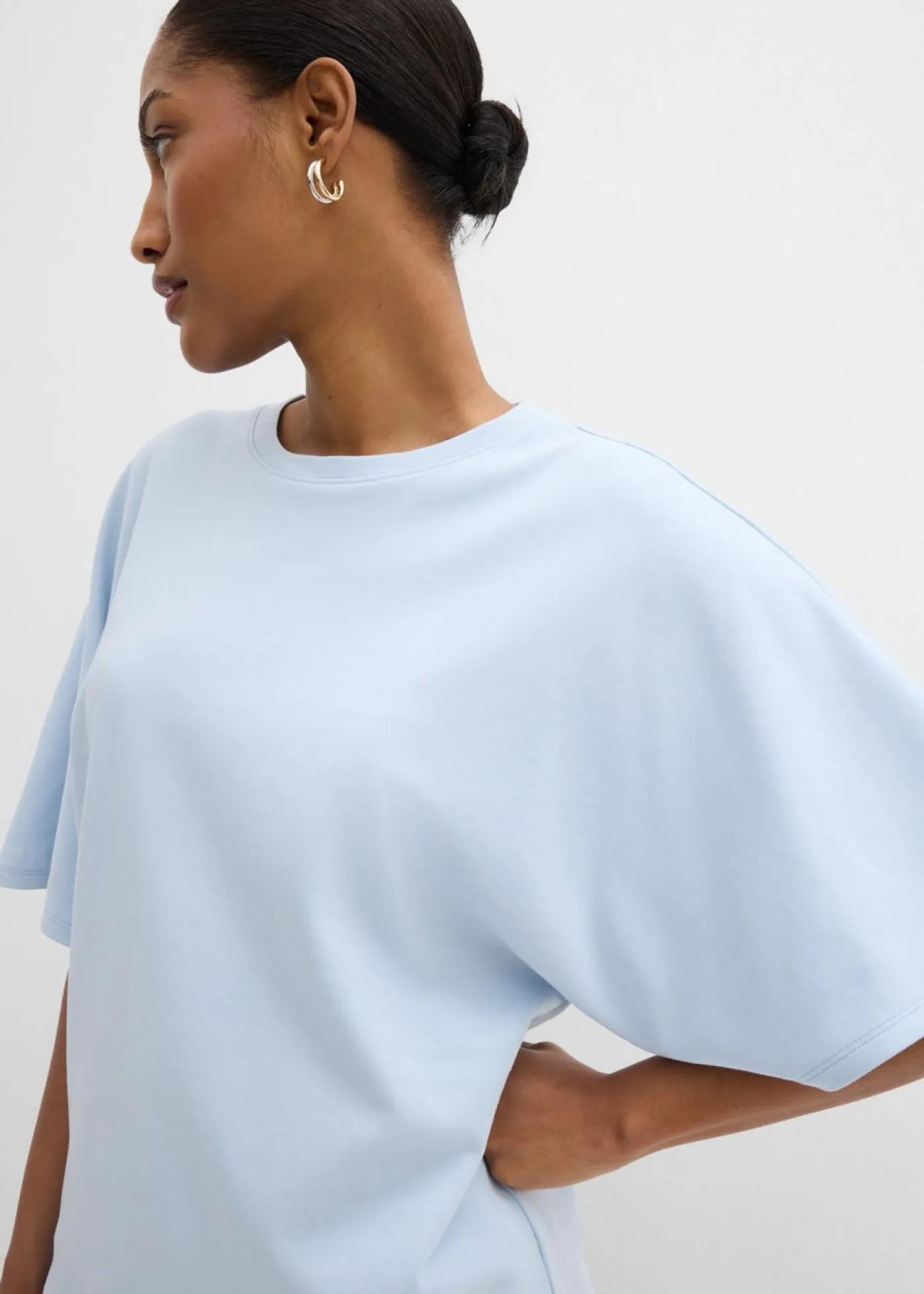 bonprix bonprix Camiseta de punto grueso azul pálido Hot
