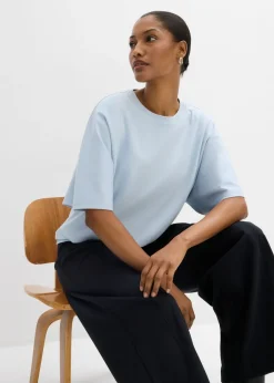 bonprix bonprix Camiseta de punto grueso azul pálido Hot
