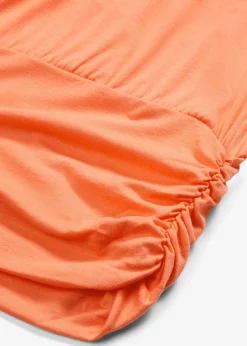 bonprix bonprix Camiseta de suave mezcla de viscosa salmón New