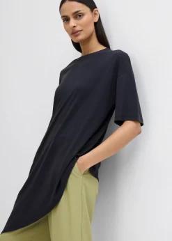bonprix bonprix Camiseta de suave mezcla de modal Negro Discount