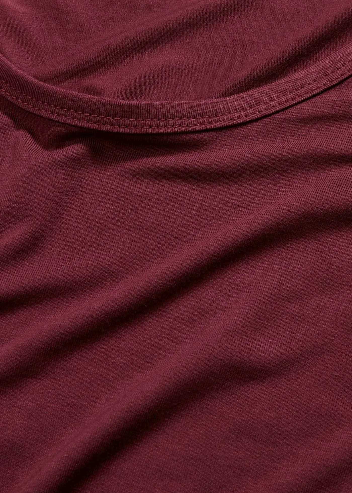bonprix bonprix Camiseta de suave mezcla de viscosa rojo avellana Sale