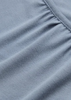 bonprix bonprix Camiseta de viscosa con mangas de murciélago verde mar New