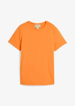 bonprix bonprix Camiseta de viscosa fluida Naranja Outlet