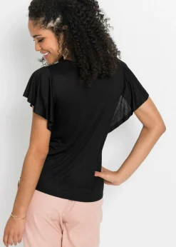 bonprix bonprix Camiseta de viscosa suave Rosa Hot