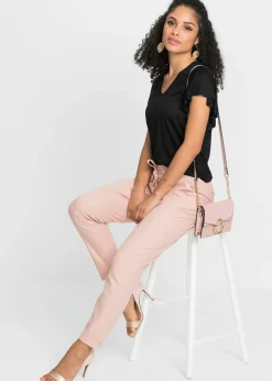 bonprix bonprix Camiseta de viscosa suave Rosa Hot
