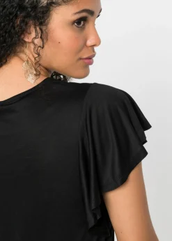 bonprix bonprix Camiseta de viscosa suave Rosa Hot