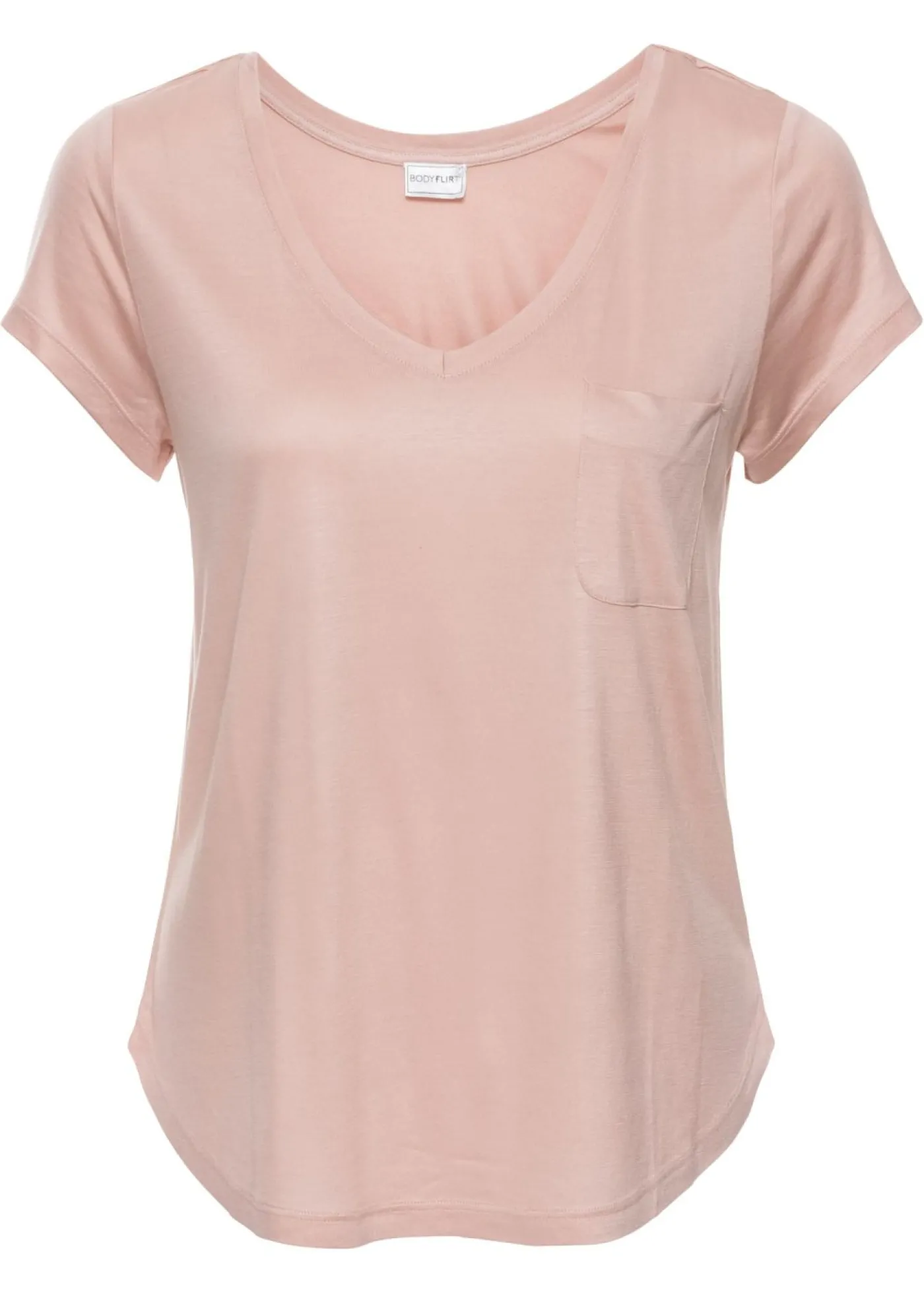 bonprix bonprix Camiseta de viscosa suave rosa viejo Sale