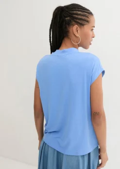 bonprix bonprix Camiseta de viscosa suave azul provenzal Sale