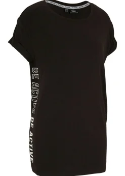 bonprix bonprix Camiseta deportiva Negro estampado Clearance