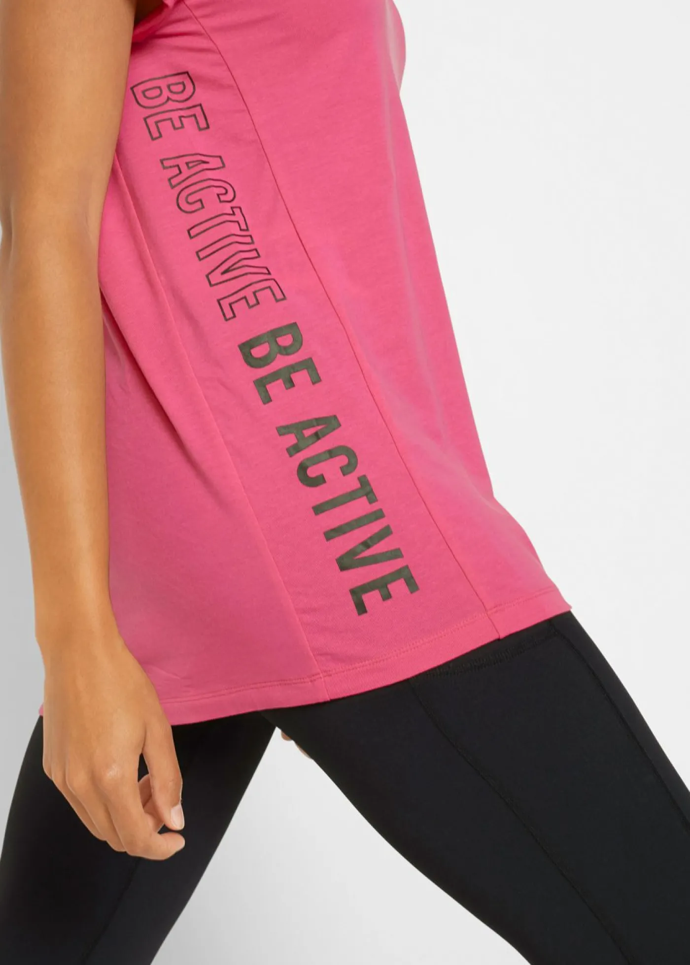 bonprix bonprix Camiseta deportiva Pink lady estampado