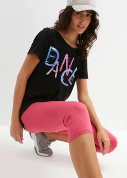 bonprix bonprix Camiseta deportiva Negro Hot