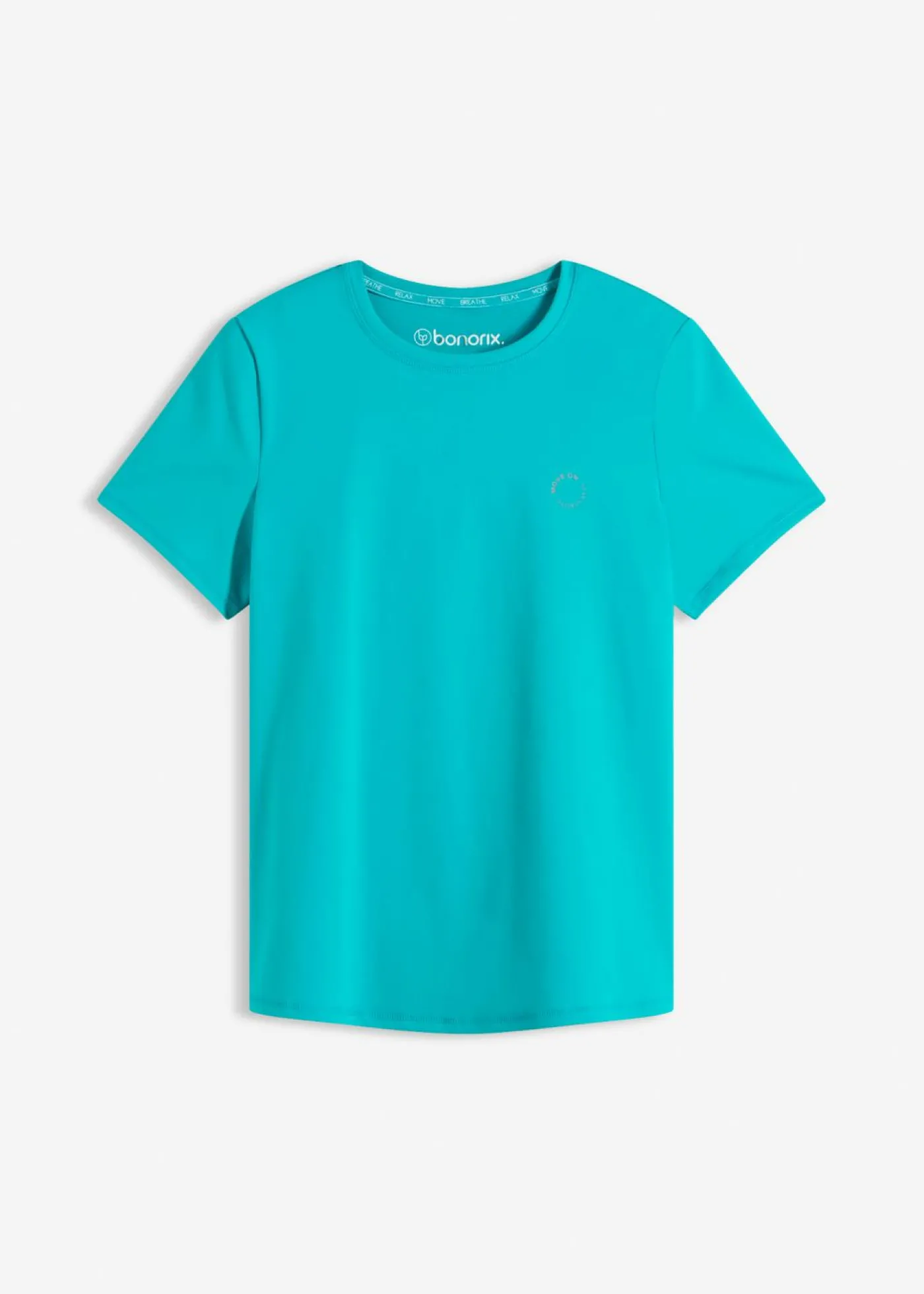 bonprix bonprix Camiseta deportiva de algodón resistente Esmeralda Outlet