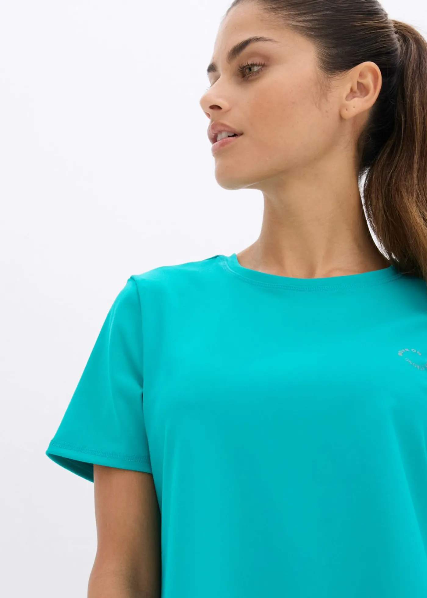 bonprix bonprix Camiseta deportiva de algodón resistente Esmeralda Outlet