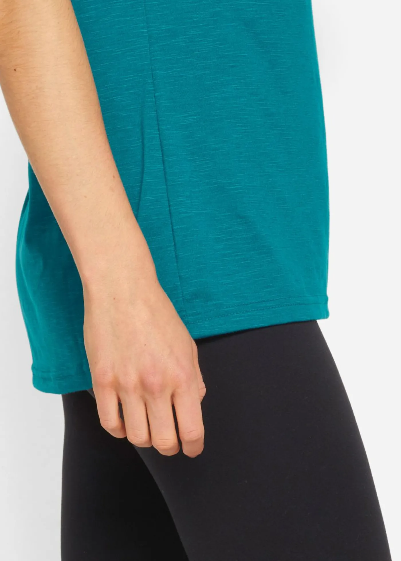 bonprix bonprix Camiseta deportiva de material de secado rápido (2 unidades) turquesa profundo+negro Outlet