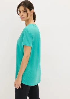 bonprix bonprix Camiseta funcional de secado rápido (2 unidades) Esmeralda-negro Sale