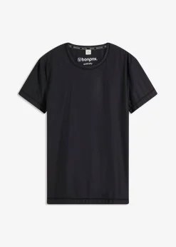 bonprix bonprix Camiseta funcional ultrasuave de secado rápido Negro Outlet