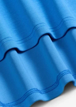 bonprix bonprix Camiseta holgada de mezcla de viscosa fluida azul glaciar Hot