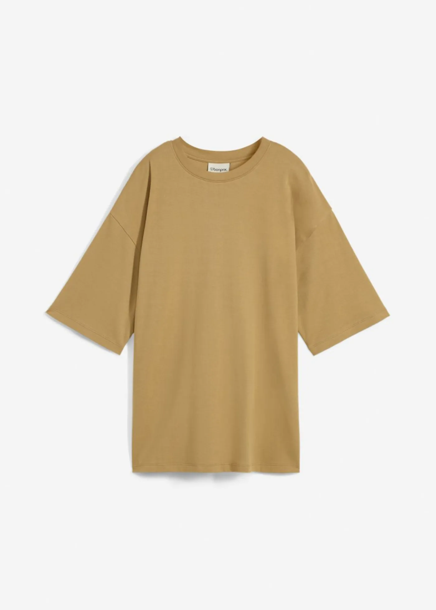 bonprix bonprix Camiseta larga de interlock oliva pálido Clearance