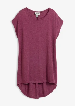 bonprix bonprix Camiseta larga de mezcla de viscosa Baya