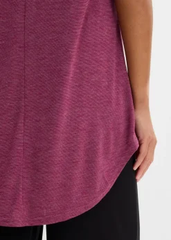 bonprix bonprix Camiseta larga de mezcla de viscosa Baya
