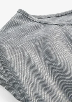 bonprix bonprix Camiseta larga de mezcla de viscosa Gris Hot
