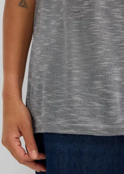 bonprix bonprix Camiseta larga de mezcla de viscosa Gris Hot