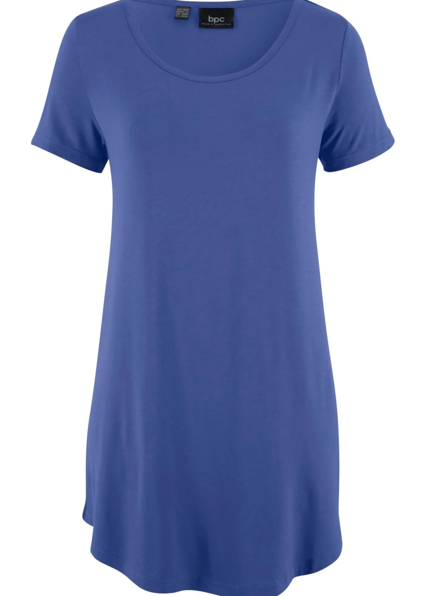 bonprix bonprix Camiseta larga de viscosa suave zafiro Online