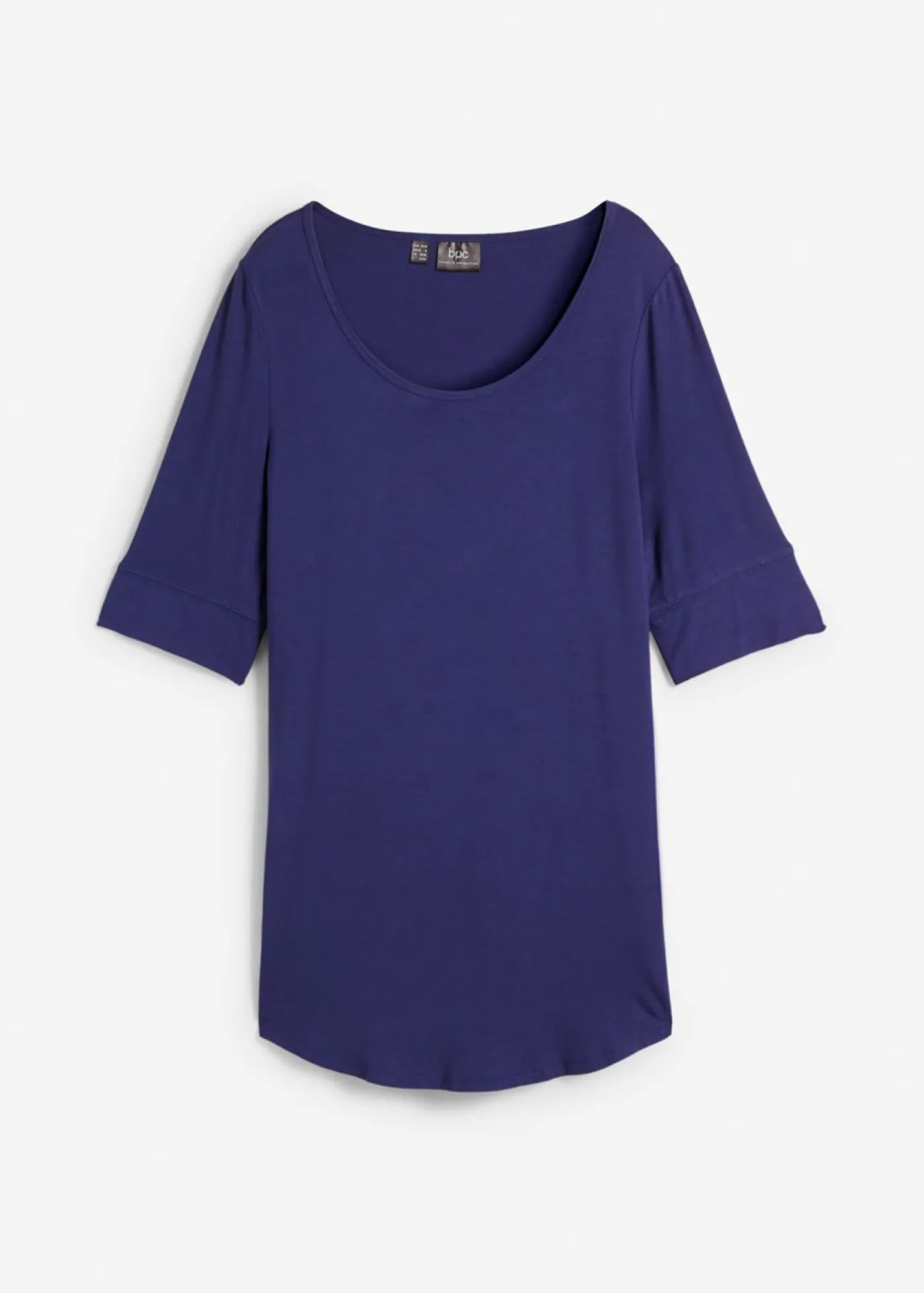 bonprix bonprix Camiseta larga de viscosa suave azul medianoche. Best