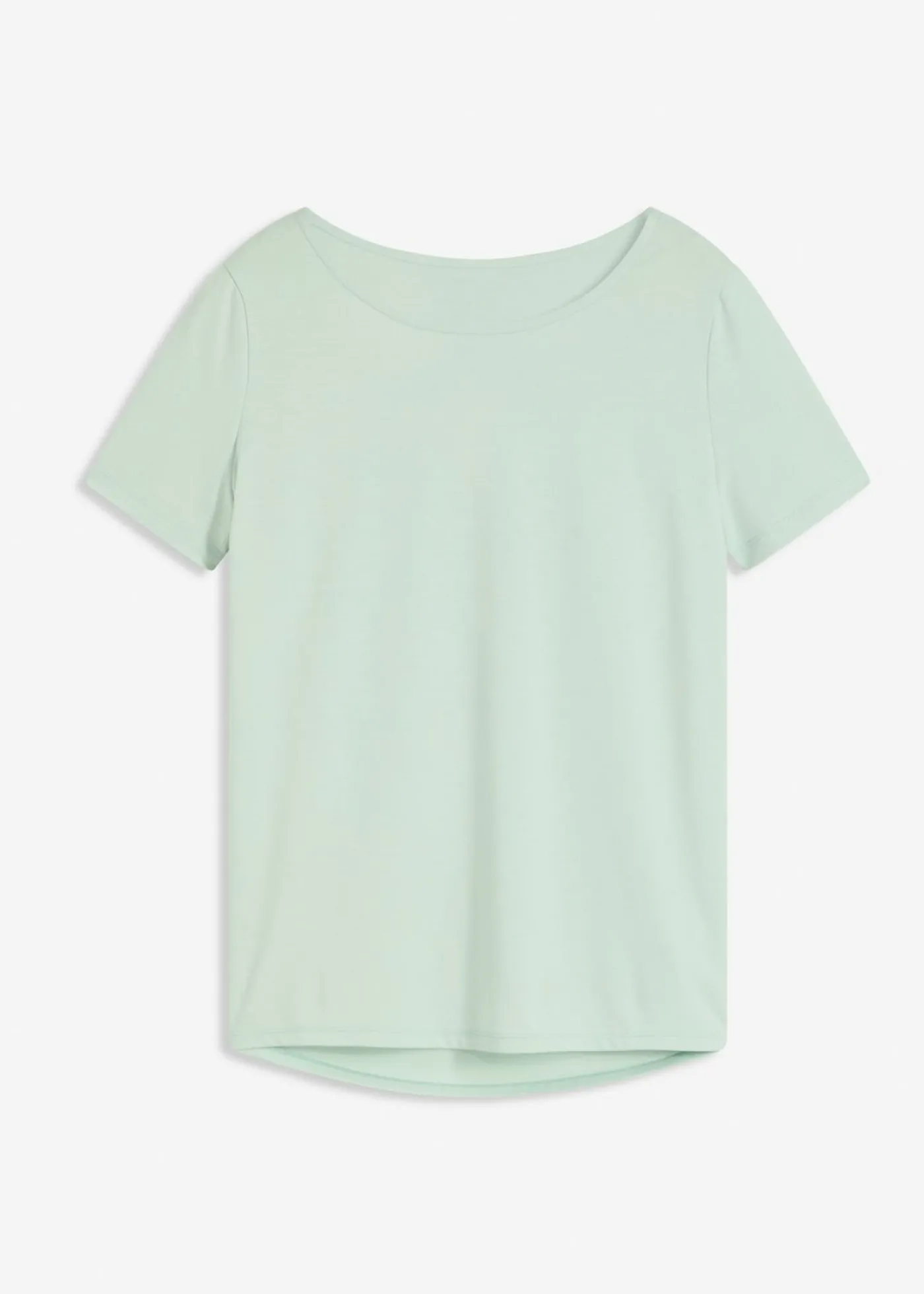 bonprix bonprix Camiseta larga deportiva con espalda abierta Verde pastel Best